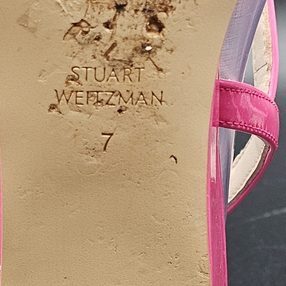 Stuart Weitzman Grecian Patent Sandal - Picture 9 of 9